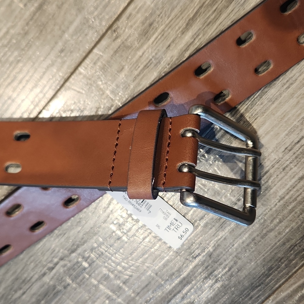 NWT Time & Tru Women's sz 3XL Dbl prong Belt - Picture 2 of 5